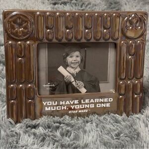 Hallmark Star Wars Yoda Quote 4x6 Photo Frame New with Tag